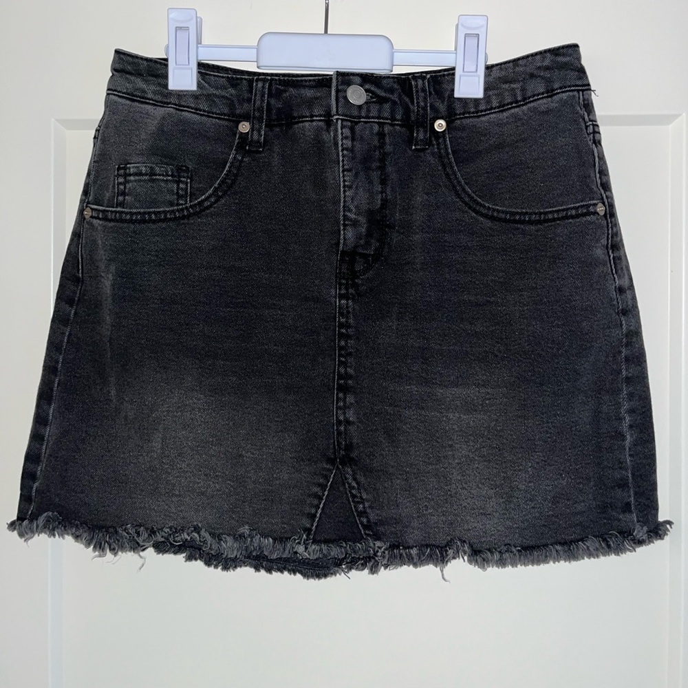Wild Fable black Jean skirt